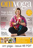 Om Yoga magazine article by Elizabeth Montgomery, plant-based nutritionist, London