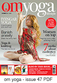 Om Yoga magazine article by Elizabeth Montgomery, plant-based nutritionist, London