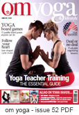 Om Yoga magazine article by Elizabeth Montgomery, holistic nutritional therapy, London